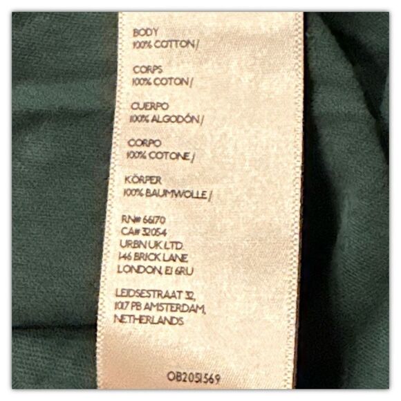 Free People We The Free Devon Tee Rain Forest Green - Picture 14 of 15